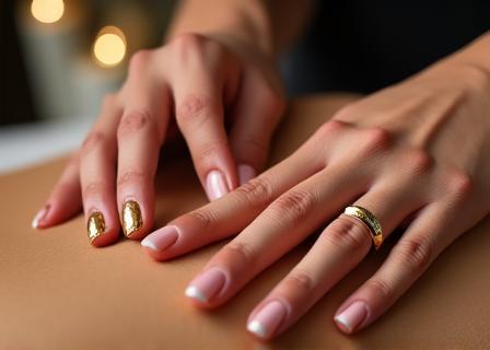 Diamond and gold luxury massage