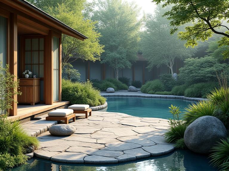 Meditation garden sanctuary
